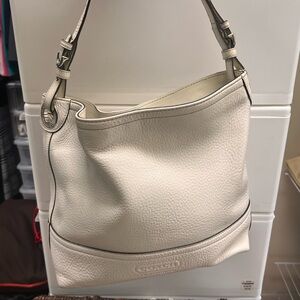 Coach leather bucket bag